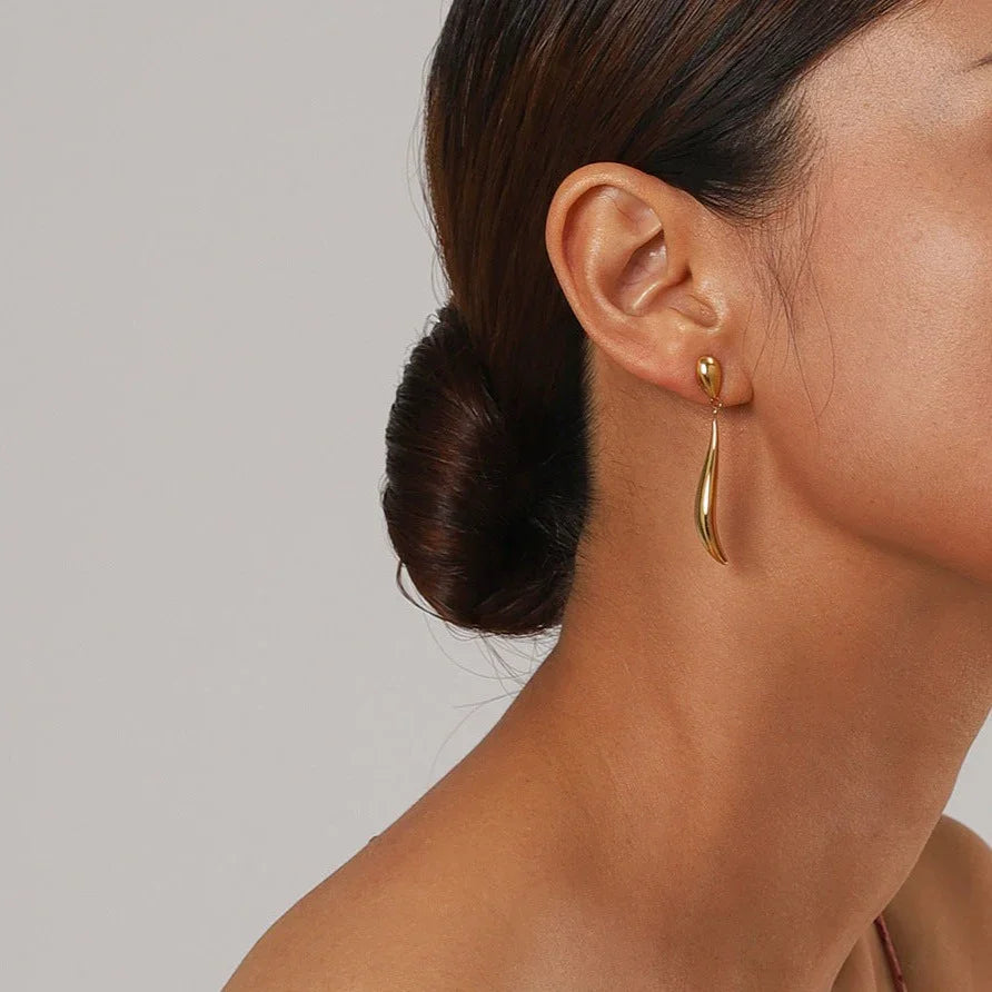 [Echo Fine]Aspen Gold Earrings