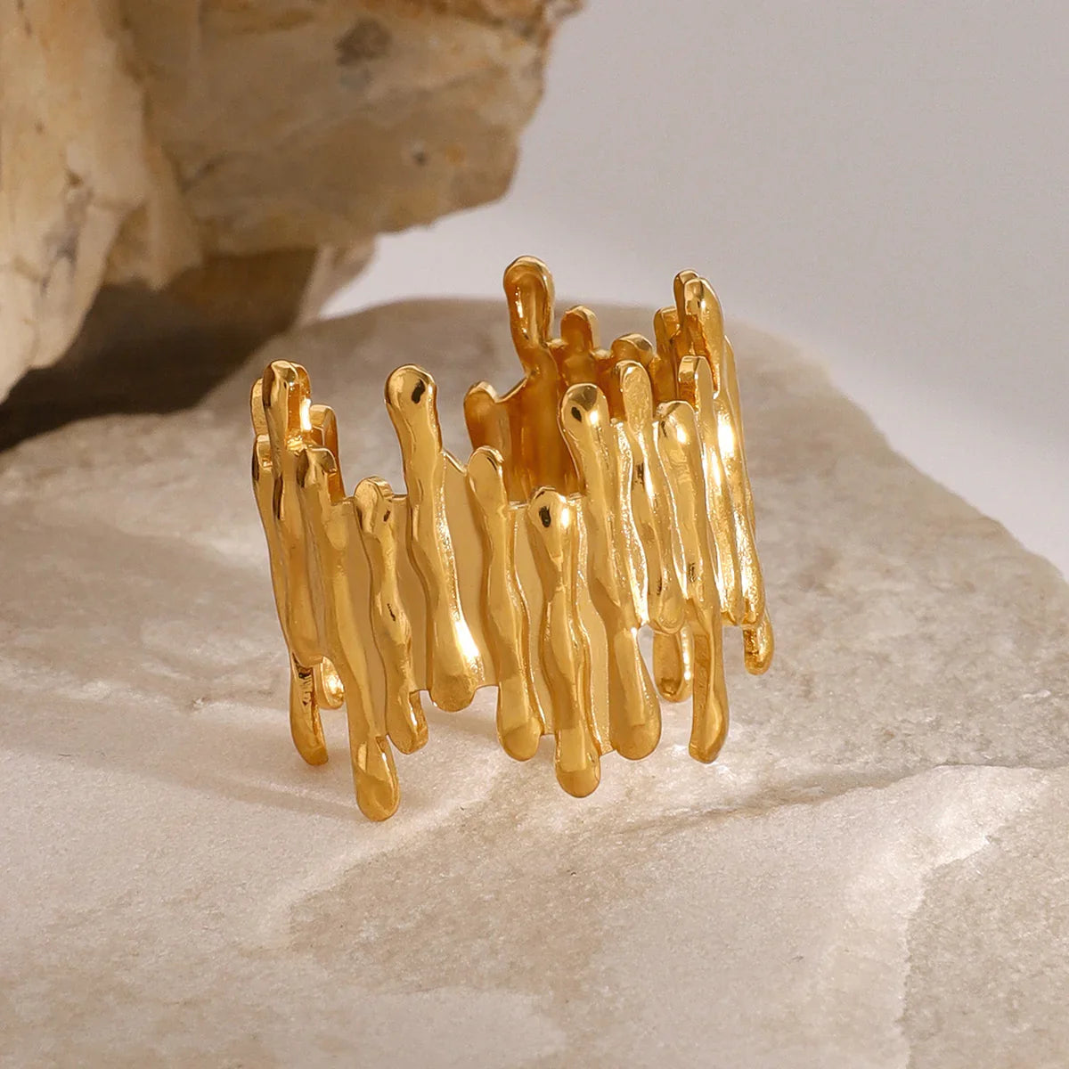 [Echo Fine]Zoella Abstract Gold Ring
