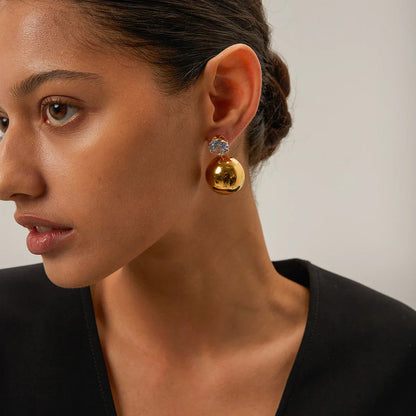 [Echo Fine]Gretta Gold Earrings
