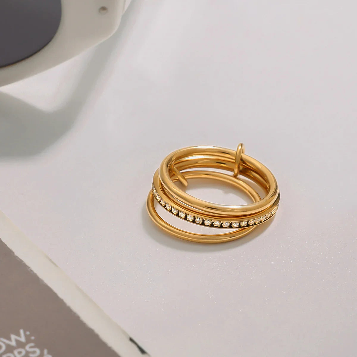 [Echo Fine]Divine Diamond Ring Stack