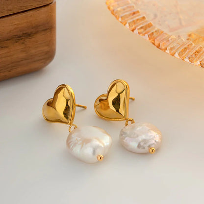 [Echo Fine]Blanche Freshwater Pearl Earrings