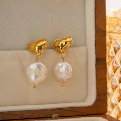[Echo Fine]Blanche Freshwater Pearl Earrings
