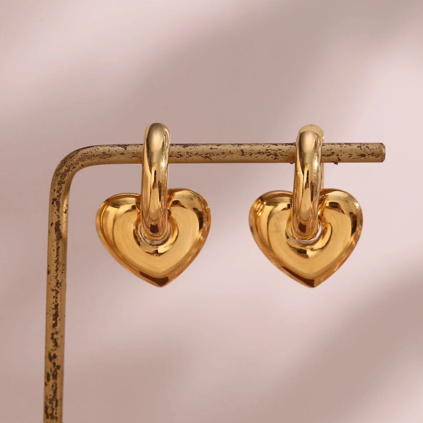 [Echo Fine]Aria's Arrow Gold Earrings