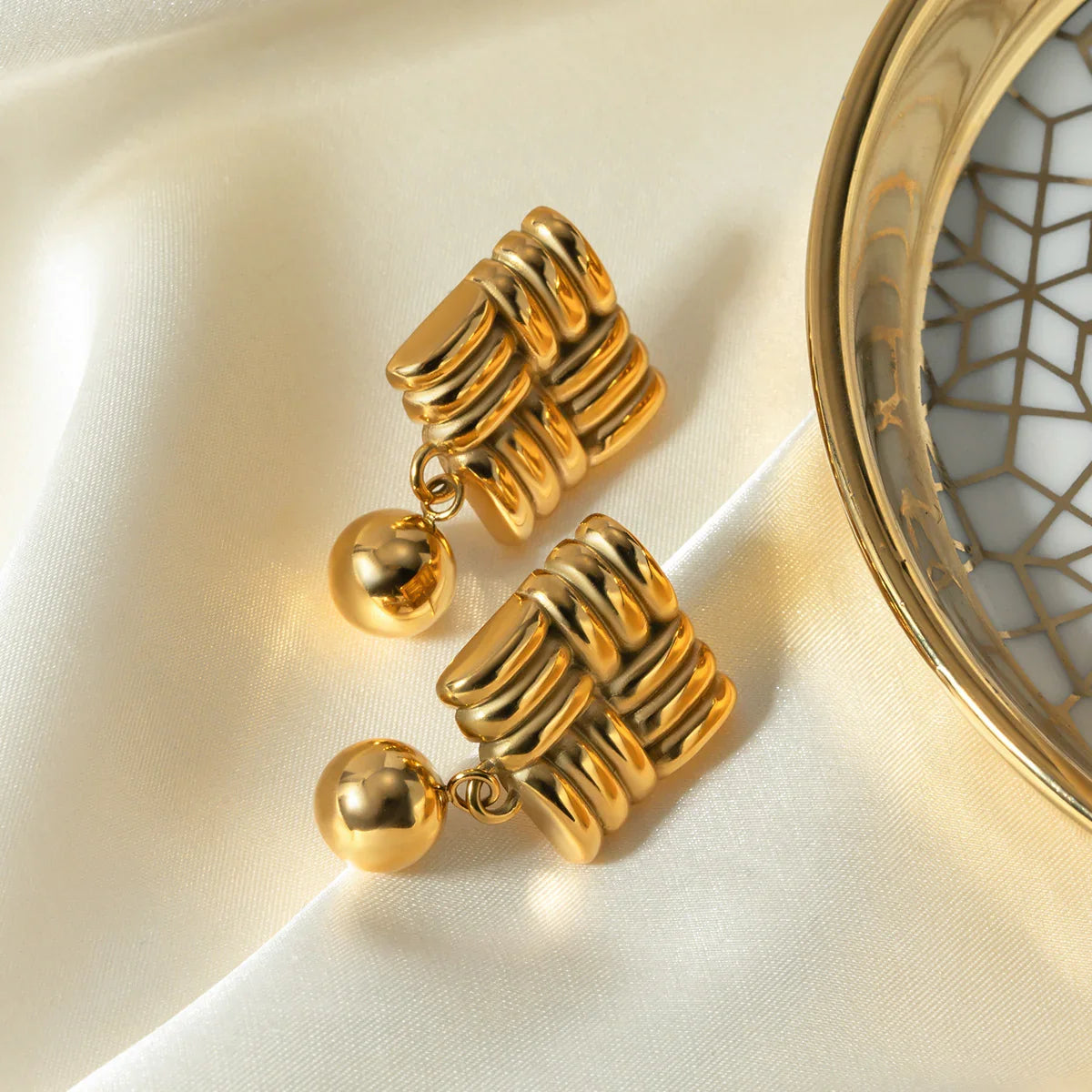 [Echo Fine]Alba Gold Earrings