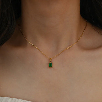[Echo Fine]Emi Green Necklace