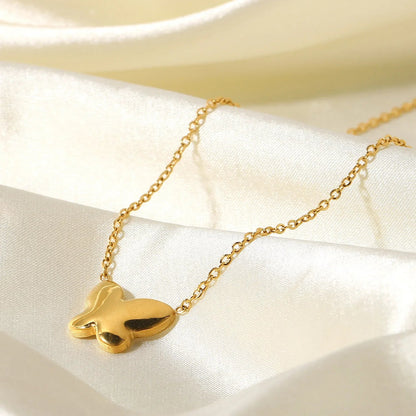 [Echo Fine]Flutterby Mother of Pearl Necklace