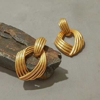[Echo Fine]Selma Gold Knot Earrings