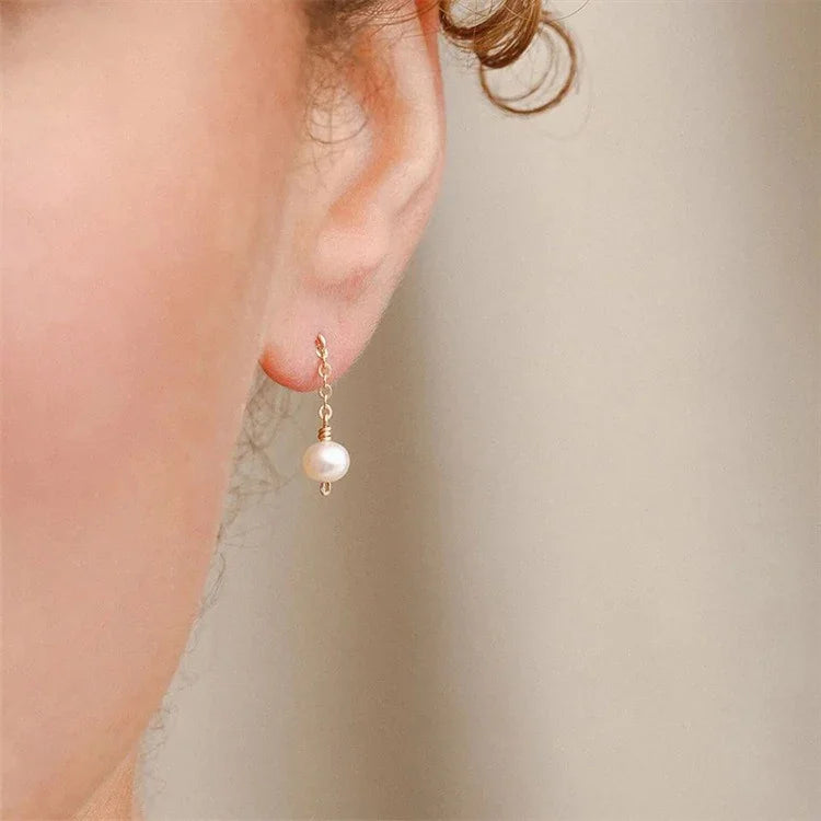 [Echo Fine]Dorothy Pearl Earrings