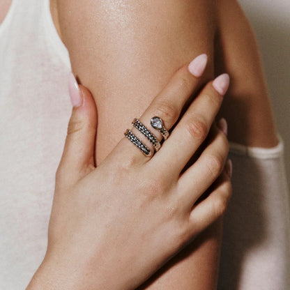 [Echo Fine]Davina Gold Serpent Ring