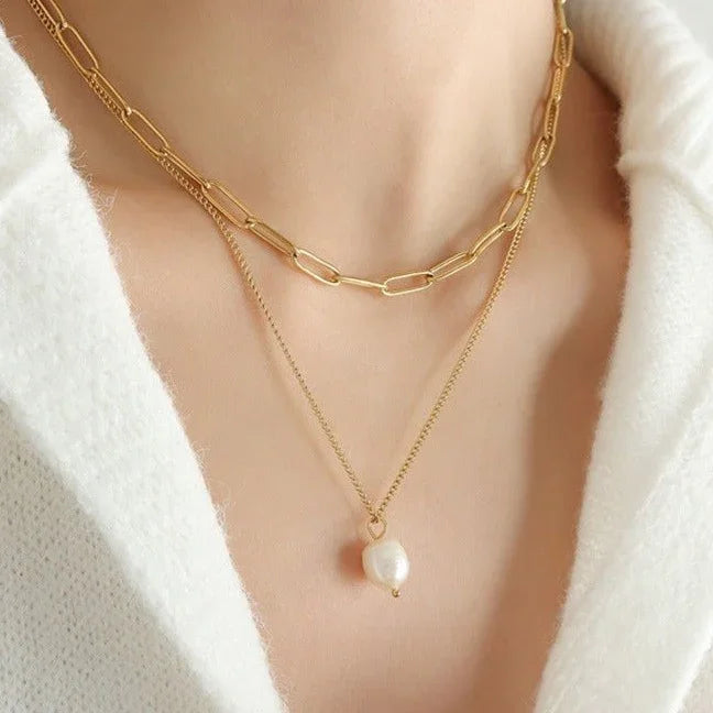 [Echo Fine]Undine Freshwater Pearl Necklace