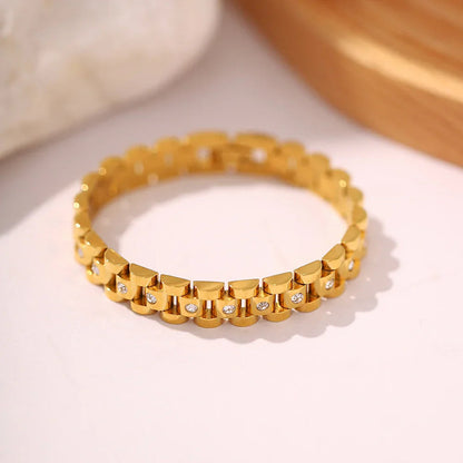 [Echo Fine]Gold Watchband Bracelet