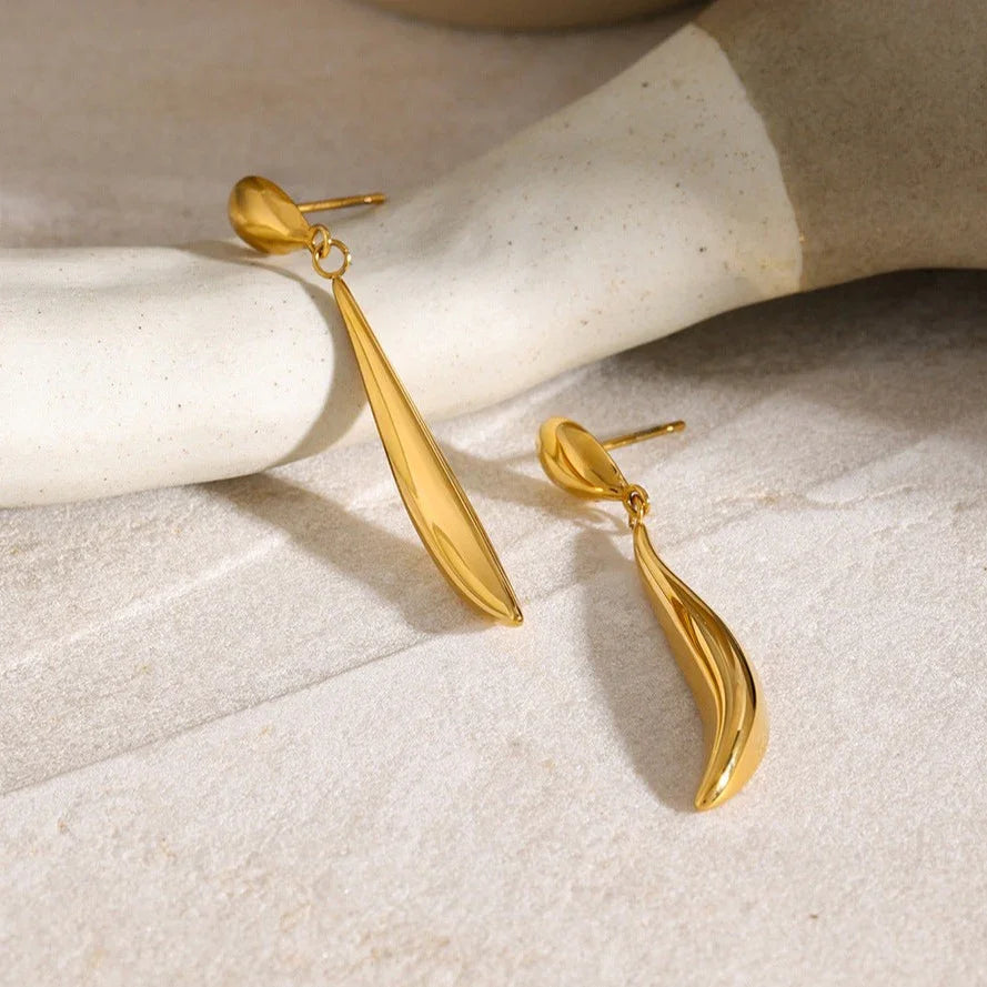 [Echo Fine]Aspen Gold Earrings