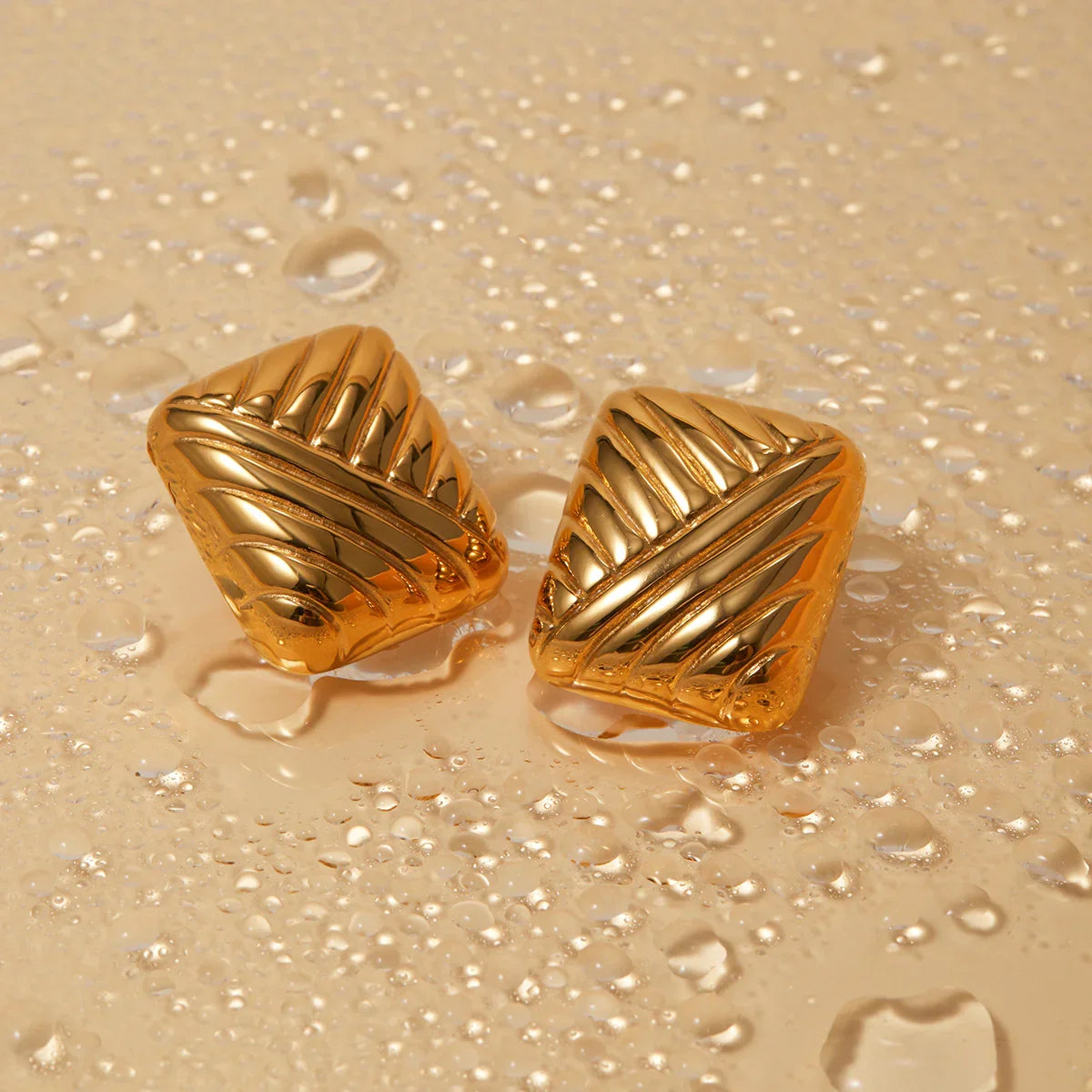 [Echo Fine]Inez Gold Earrings