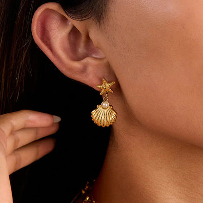 [Echo Fine]Bernadette Freshwater Pearl Earrings