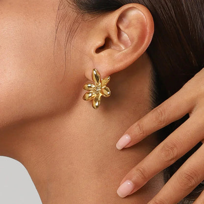 [Echo Fine]Cadence Gold Earrings