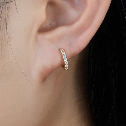 [Echo Fine]Alexandria Huggie Earrings