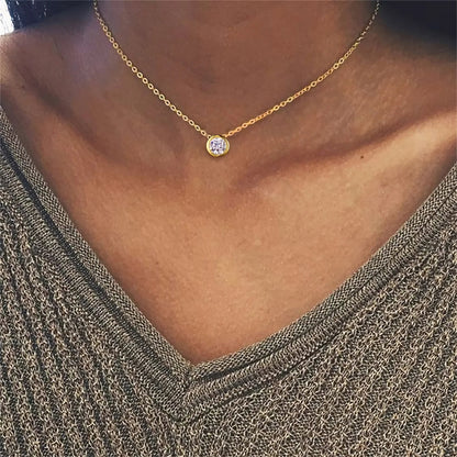 [Echo Fine]Amelia Birthstone Necklace
