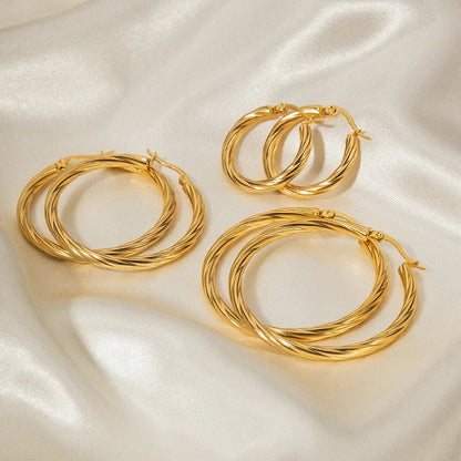 [Echo Fine]Zephy Hoop Earrings
