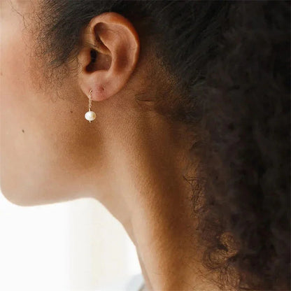 [Echo Fine]Dorothy Pearl Earrings