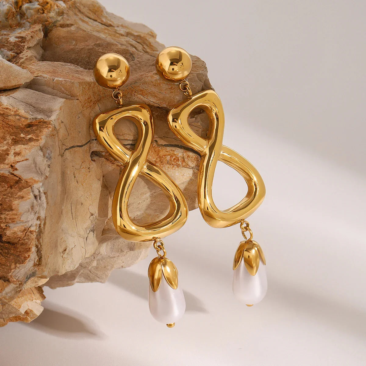[Echo Fine]Kaylee Freshwater Pearl Earrings