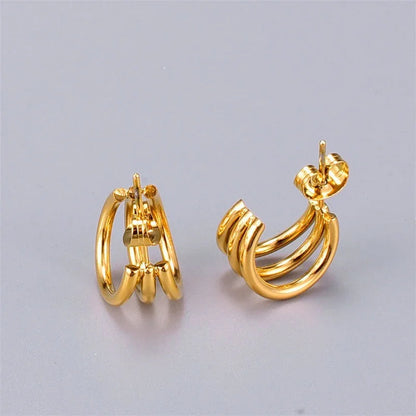 [Echo Fine]Cradle Gold Earrings