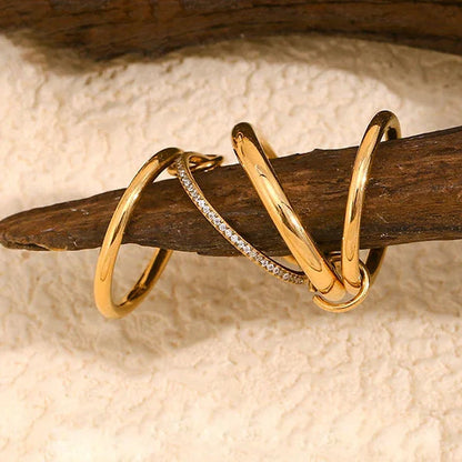 [Echo Fine]Christabel Diamond Ring Stack
