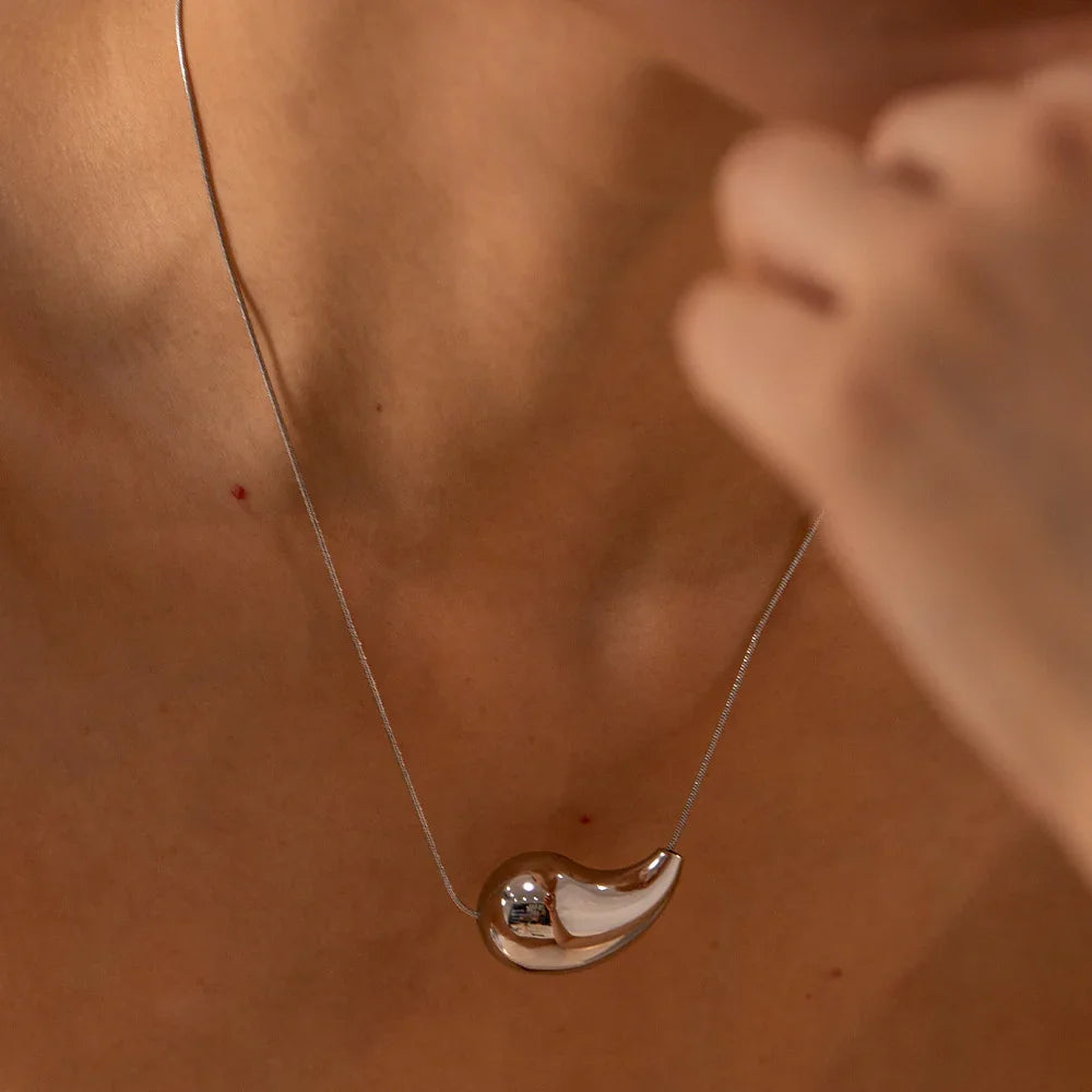 [Echo Fine]Sandra Drop Necklace