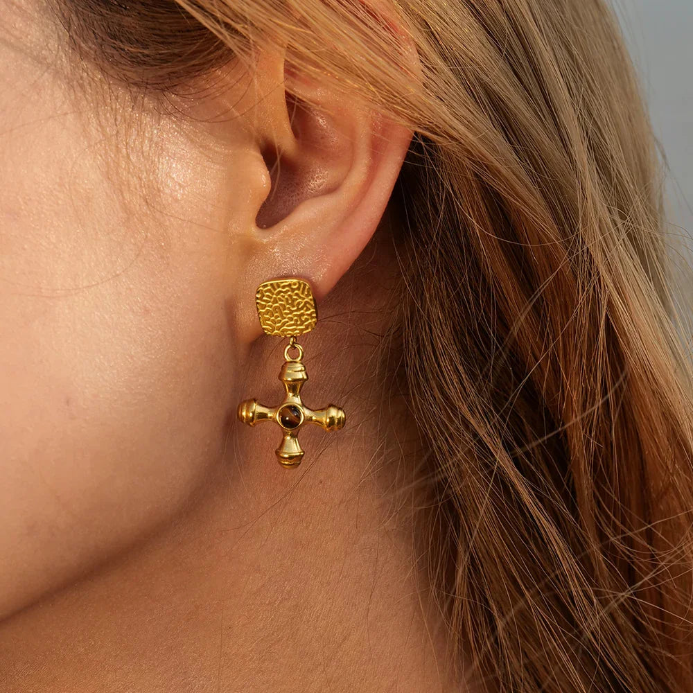 [Echo Fine]Della Gold Earrings