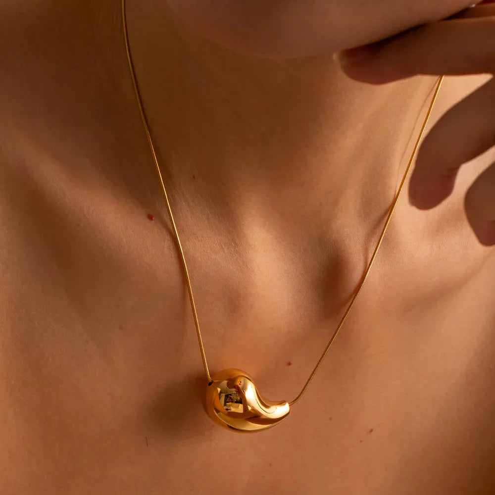 [Echo Fine]Sandra Drop Necklace