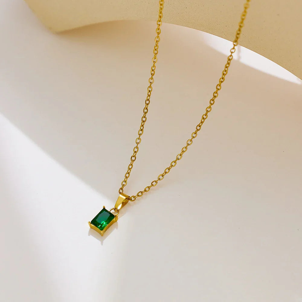 [Echo Fine]Emi Green Necklace