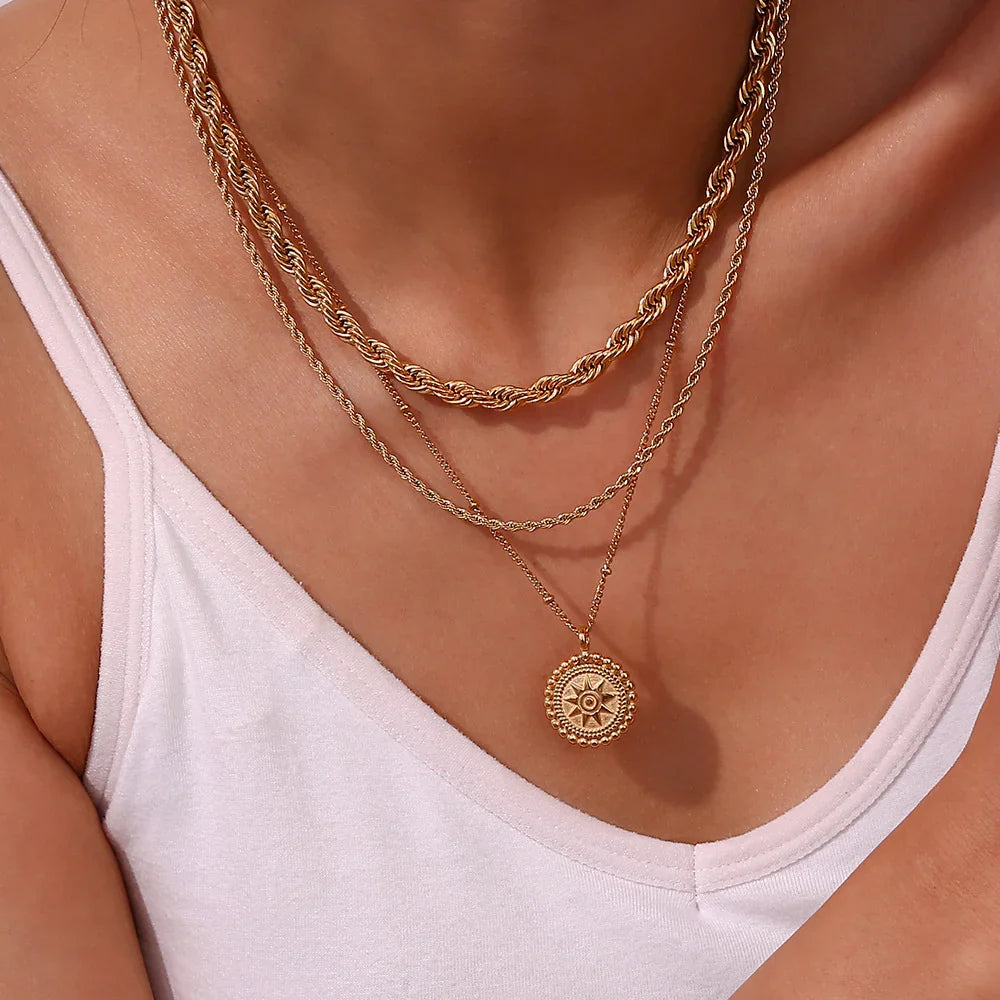 [Echo Fine]Starlight Gold Pendant
