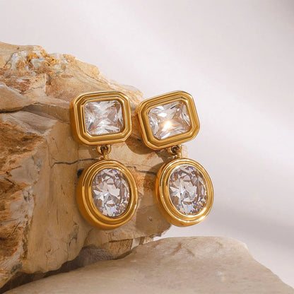 [Echo Fine]Amanda Diamond Earrings