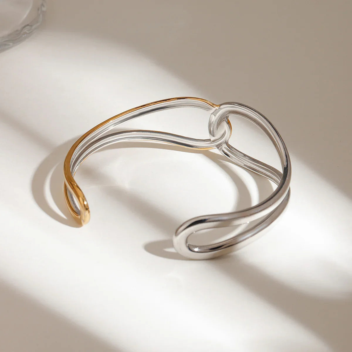 [Echo Fine]Noria Two Tone Gold Bangle