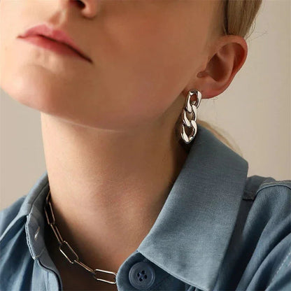 [Echo Fine]Giselle Gold Chain Earring