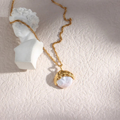 [Echo Fine]Kimberly Pearl Necklace