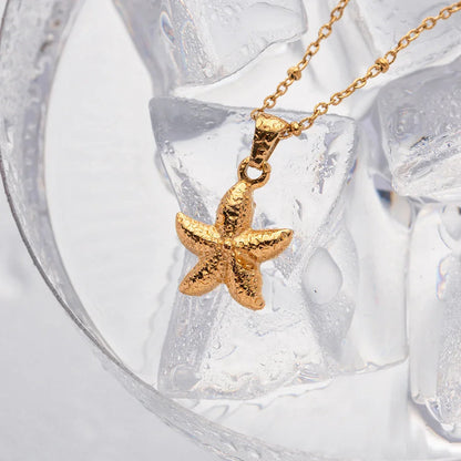 [Echo Fine]Emmie Gold Starfish Pendant