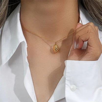 [Echo Fine]Linda Gold Croissant Necklace