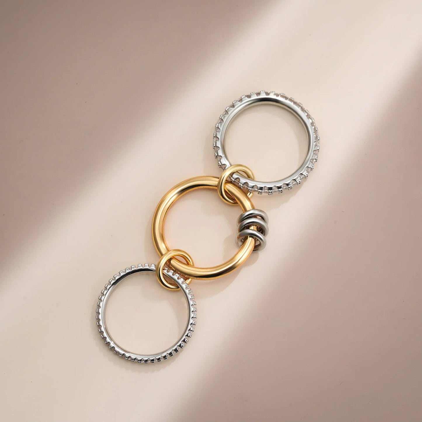 [Echo Fine]Cosette Stacked Diamond Ring