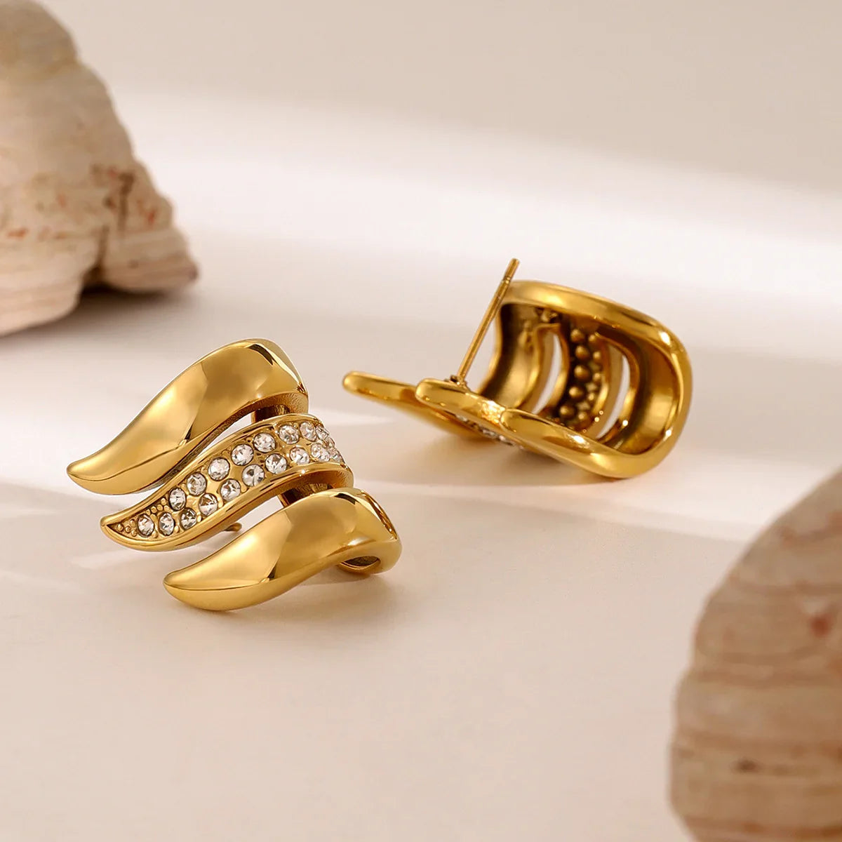 [Echo Fine]Charmaine Gold Earrings