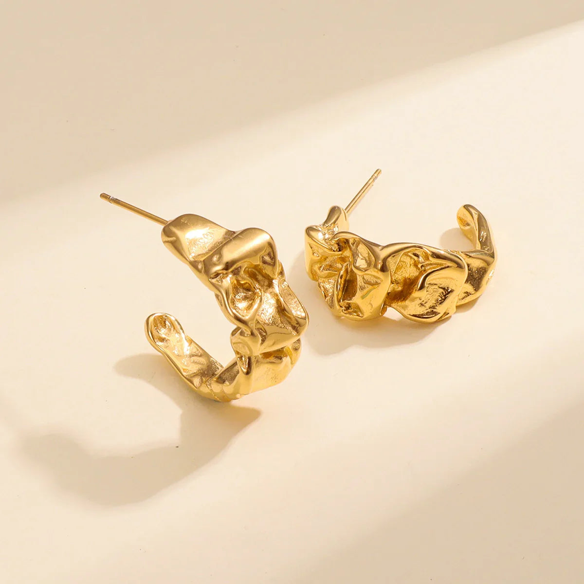 [Echo Fine]Ashley Gold Earrings