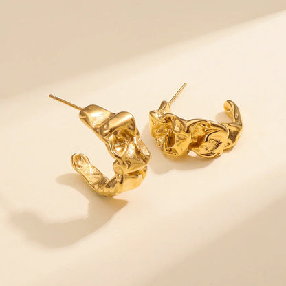 [Echo Fine]Ashley Gold Earrings