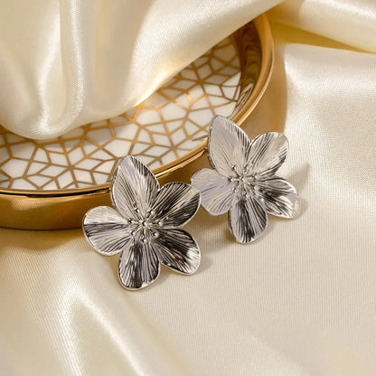 [Echo Fine]Allysa Flower Gold Earrings