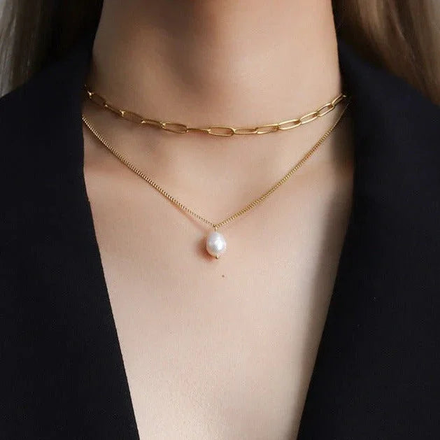 [Echo Fine]Undine Freshwater Pearl Necklace