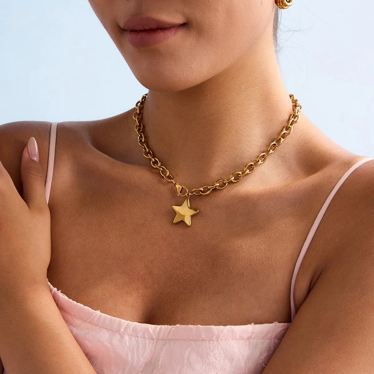 [Echo Fine]Stellaria Gold Star Pendant