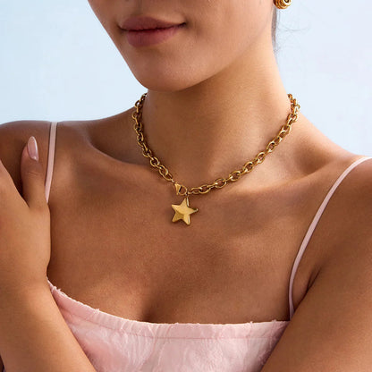 [Echo Fine]Stellaria Gold Star Pendant