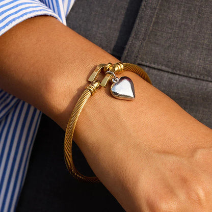 [Echo Fine]Solenne Twisted Band Gold Bracelet