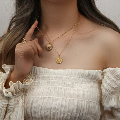 [Echo Fine]Soleil Gold Necklace