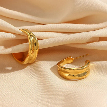 [Echo Fine]Emily Wave Earrings