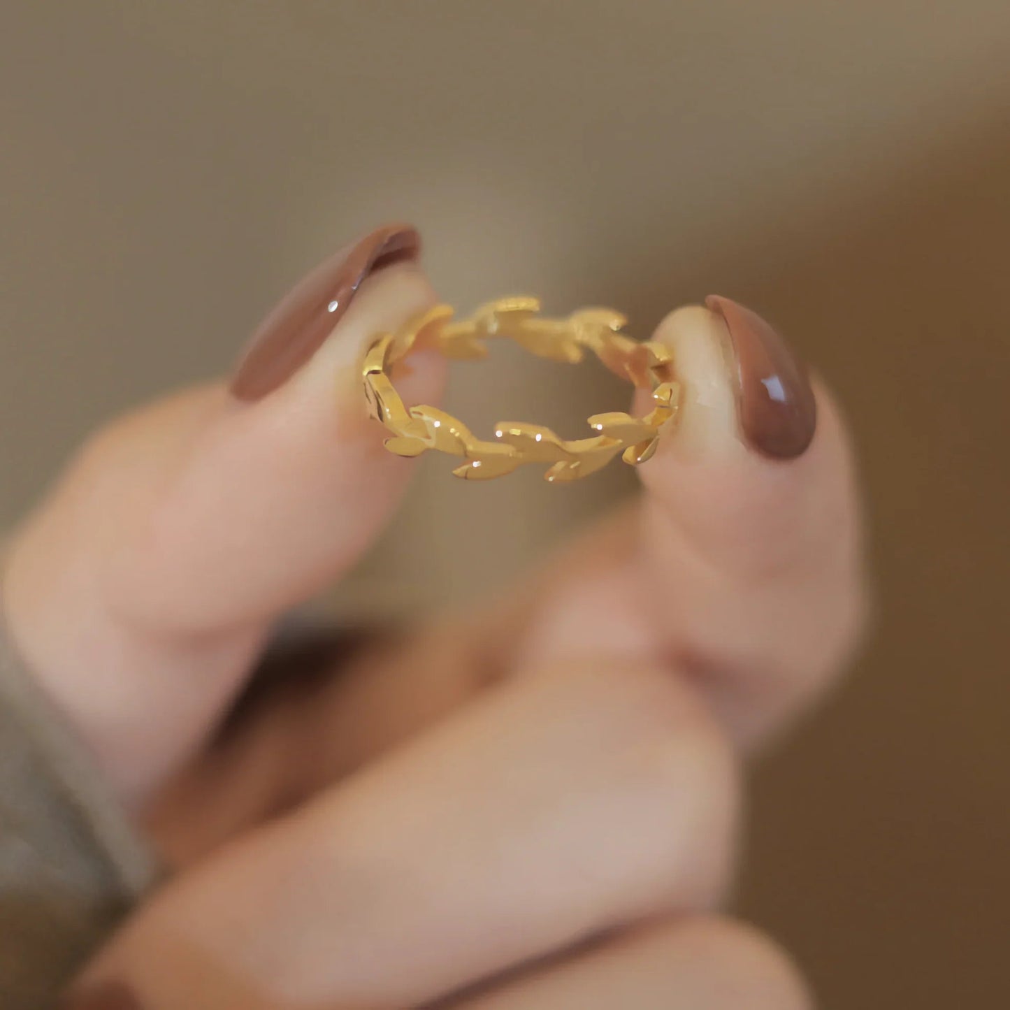 [Echo Fine]Rhea Golden Vine Ring