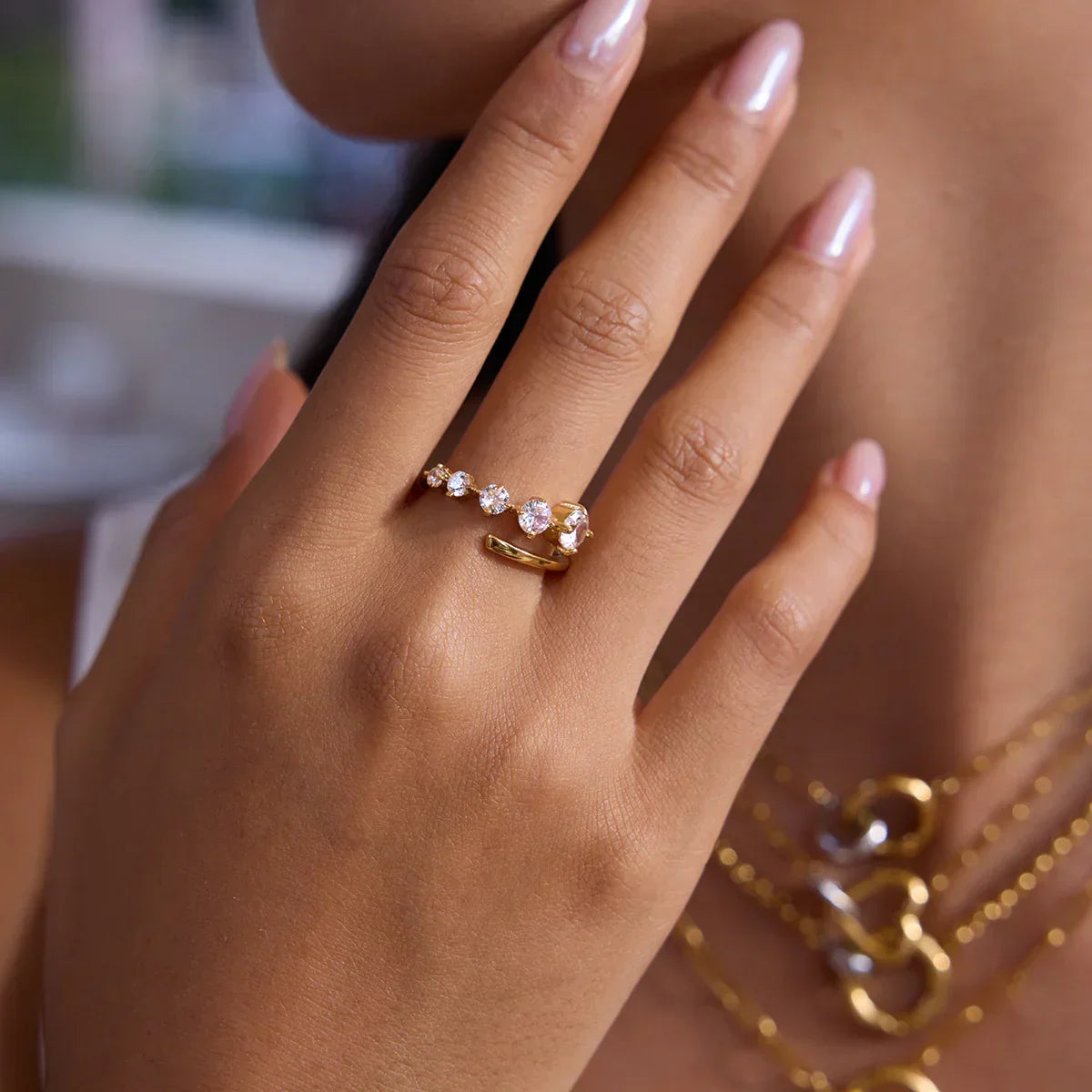 [Echo Fine]Caelina Diamond Ring
